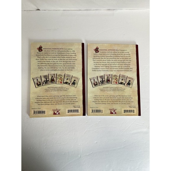 American Girl Collection: Meet Samantha/Learns a Lesson/ 2- Book Set - Picture 3 of 3